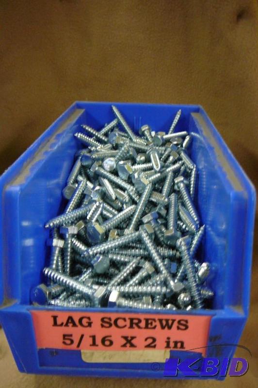Lag Screws 13 lbs 516 x 2&quot...