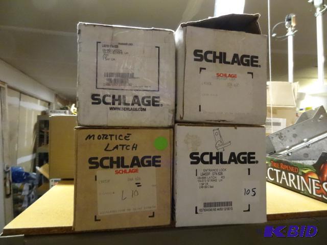 lot 105 image: Schlage Door Parts...