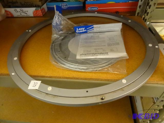 lot 125 image: 3 Different Size Lazy Susan Brackets...