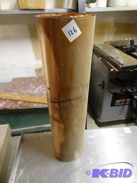 lot 126 image: Roll of Copper Tin 20&quot...