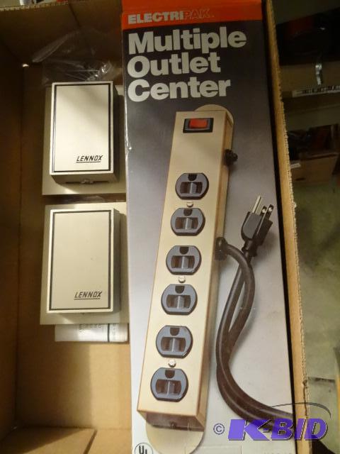 lot 144 image: Lennox T Stats, Outlet Strip...