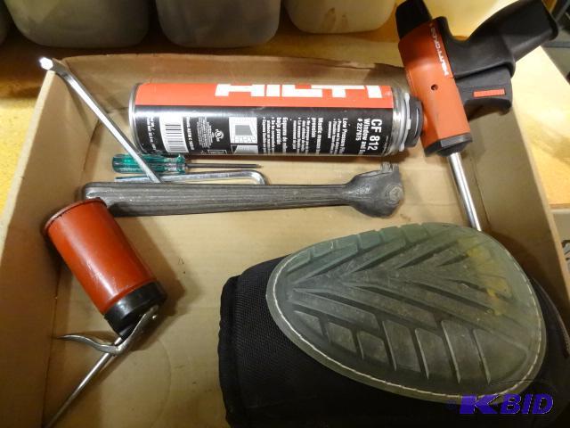 lot 151 image: Hilti foam Applicator, Knee Pads, Grinding Wh...