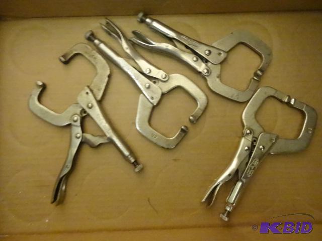 lot 185 image: 2 Vise Clamps 6 R Qty 4...