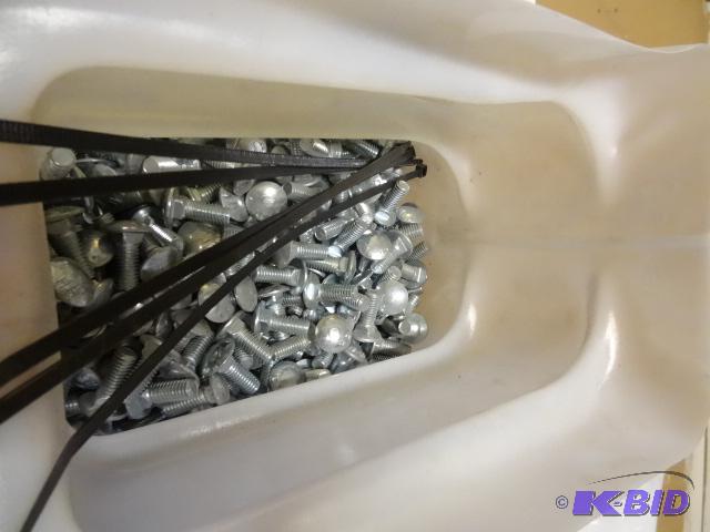 lot 19 image: Bin Full of Carriage Bolts...