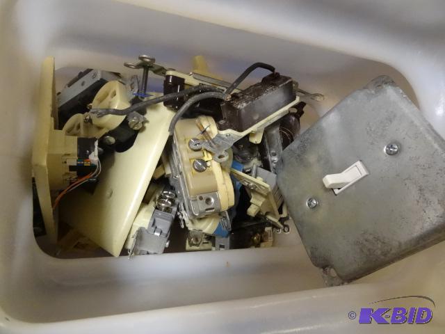 lot 20 image: Bin of Misc Electrical Outlets and Switches...