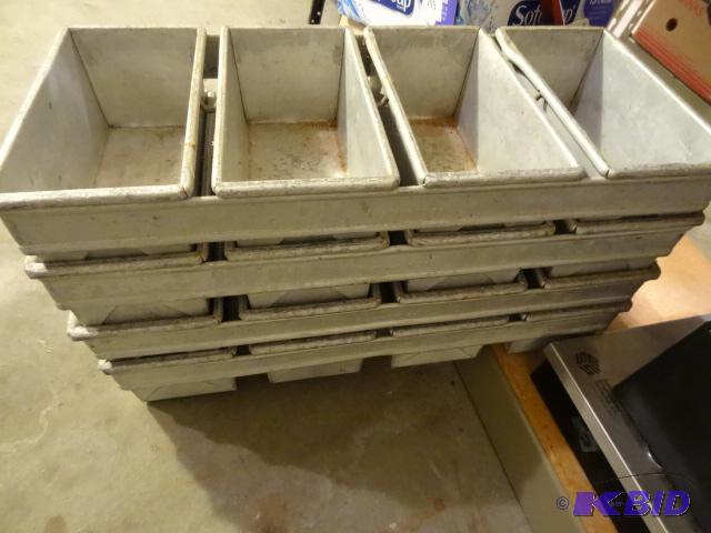 lot 232 image: Commercial Bread Pans Qty 4...