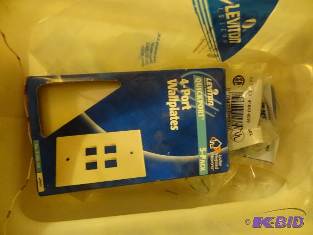 lot 240 image: Cat 5E Installation Accessories. 3 Bins...