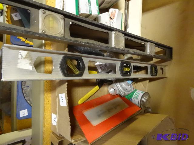 lot 30 image: 2 Levels. Gas Valve. Wire Brush, Wire Strippe...