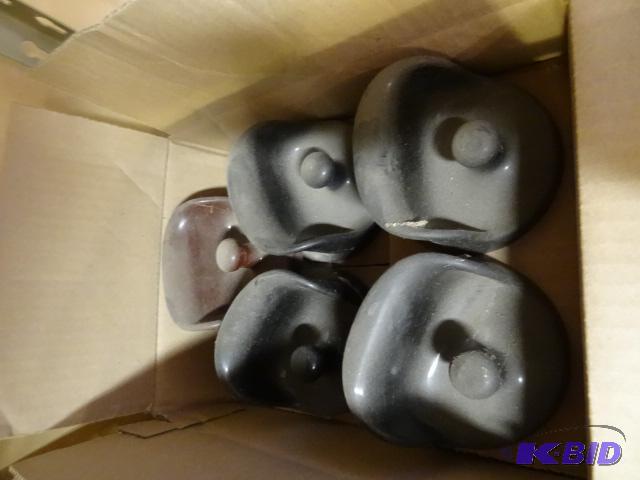 lot 32 image: Wall Hanging Coat Hooks. Qty 5...