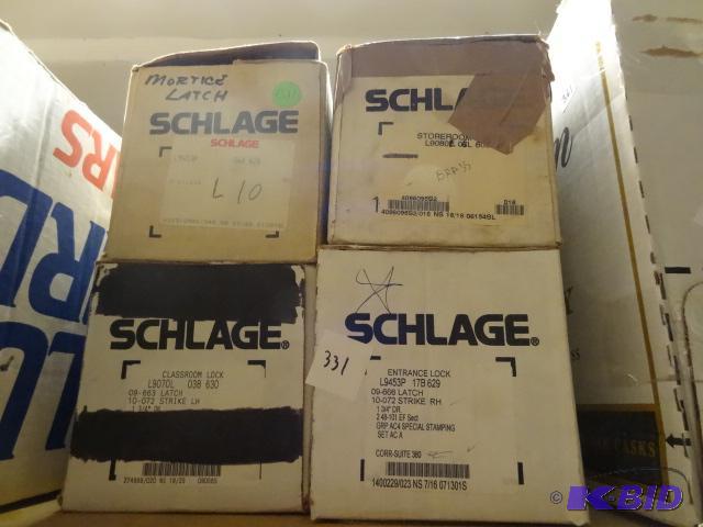 lot 331 image: Schlage Door Lock Parts...
