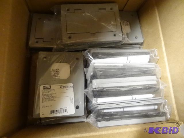 lot 335 image: Hubbell Outdoor Outlet Covers. Porter Cable S...