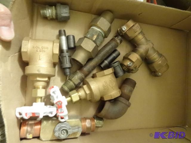 lot 345 image: Brass Valves...