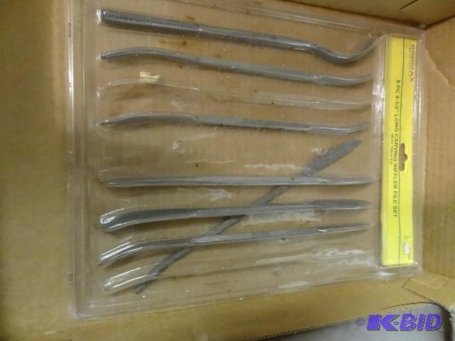 lot 352 image: 8 Piece 9 12 Long Carving Riffler File Set...