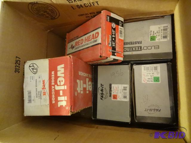 lot 356 image: Lag Screws, Cap Screws and Concrete Anchors...