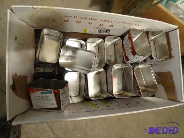 lot 361 image: Empty Metal Tins For Hardware Sorting...