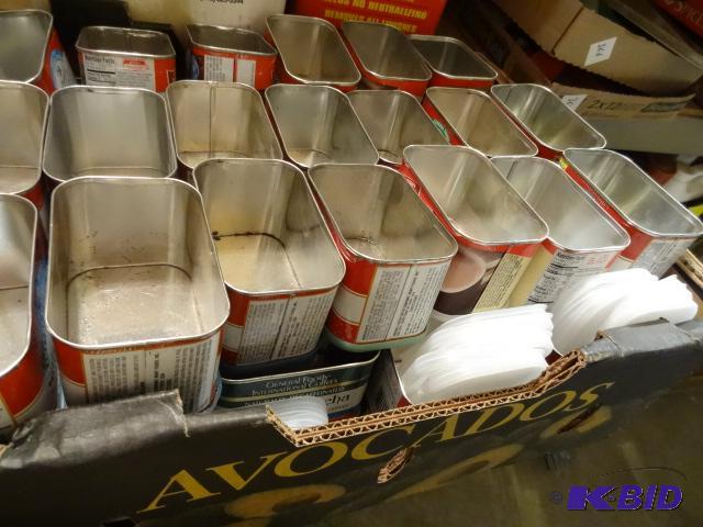 lot 362 image: Empty Metal Tins For Hardware Sorting...