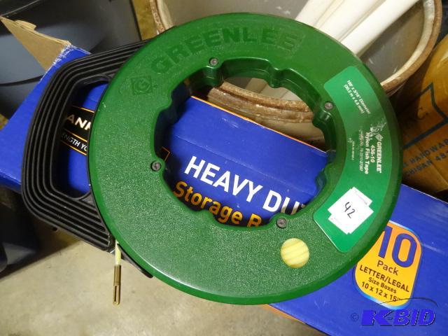 lot 42 image: Green nLee 436-10 Nylon Fish Tape...