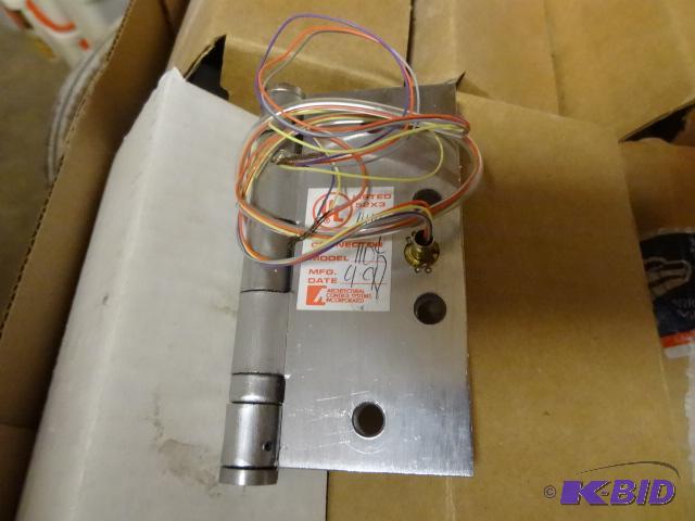 lot 53 image: ACSI Door Hinges, Pre Wired Electrical Attach...