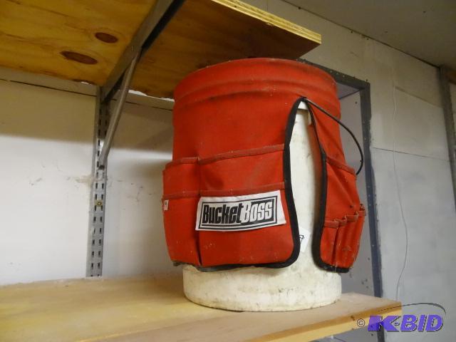 lot 69 image: 5 Gal. Bucket with Bucket Boss Tool Holders...
