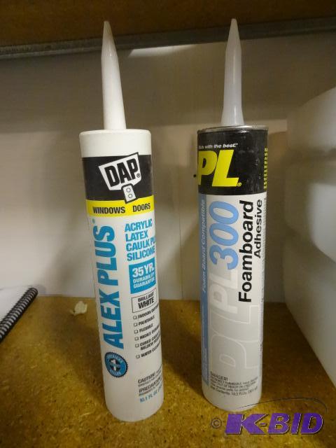 lot 74 image: Misc Caulking and Adhesive...