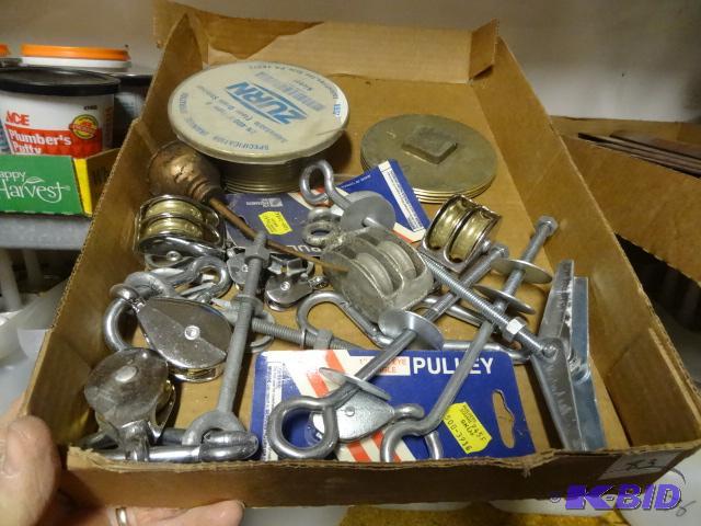 lot 83 image: Nickel Adjustable Floor Drain Strainer. Brass...