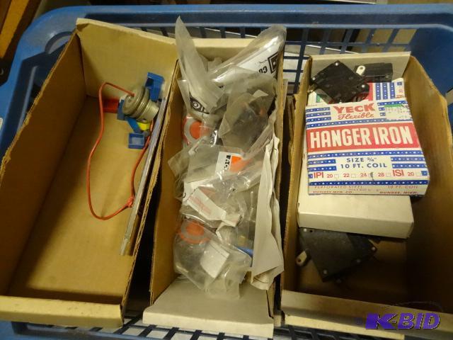 lot 85 image: Hanger Strapping, Misc Electrical Switches, E...