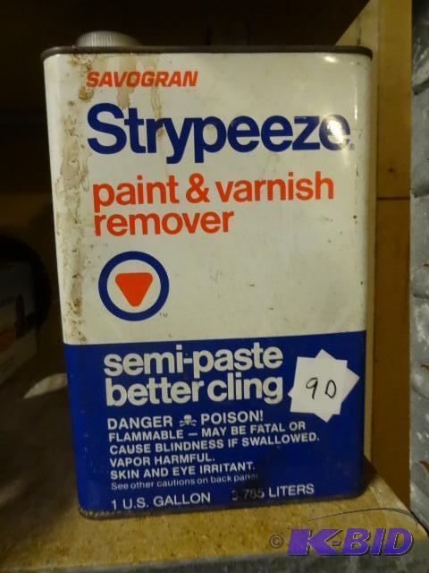 lot 90 image: Savogran Strypeeze Paint and Varnish Remover...