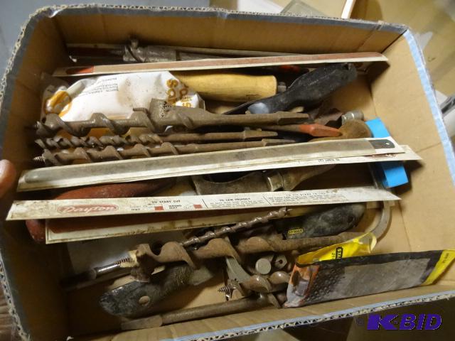 lot 99 image: Misc Hack Saw blades and Auger Bits...