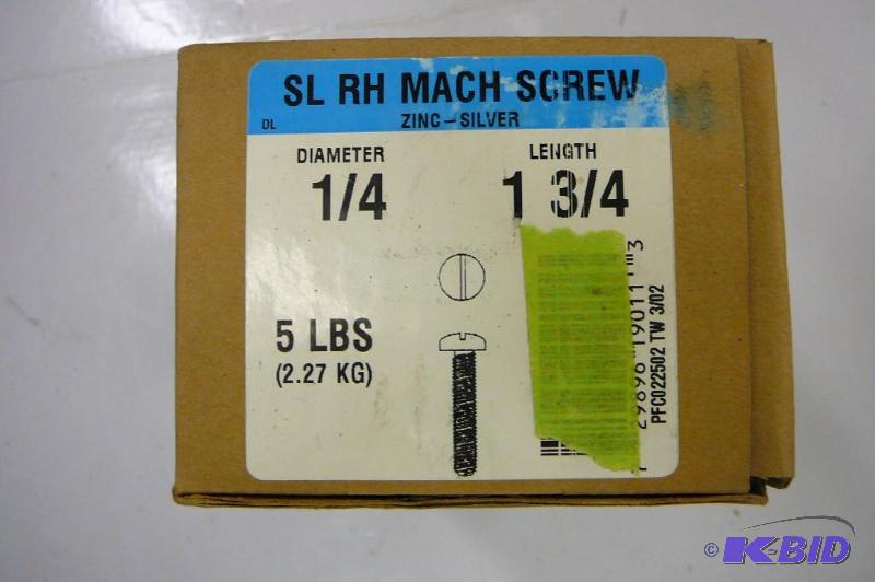 5 lbs 14 x 1 34 SL-RD Machine Screw...