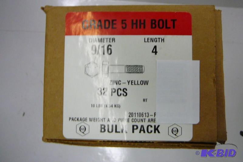 10 lbs 916 x 4 Grade 5 Hex Head Bolt...