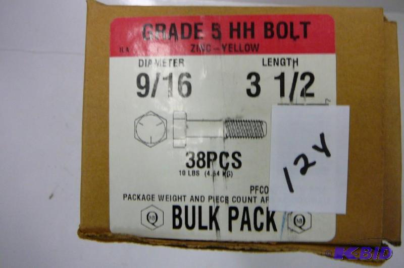 10 lbs 916 x 3 12 Grade 5 Hex Head Bolt...