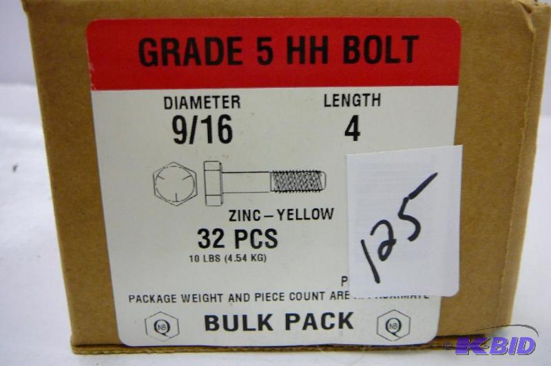 10 lbs 916 x 4 Grade 5 Hex Head Bolt...