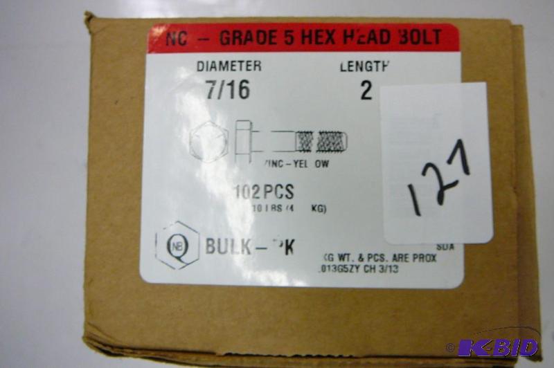 10 lbs 716 x 2 Grade 5 Hex Head Bolt...