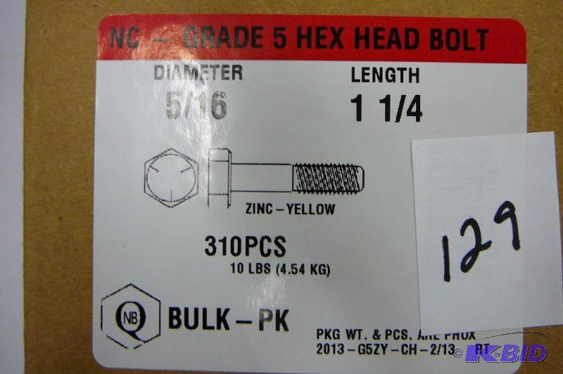 10 lbs 516 x 1 14 Grade 5 Hex Head Bolt...