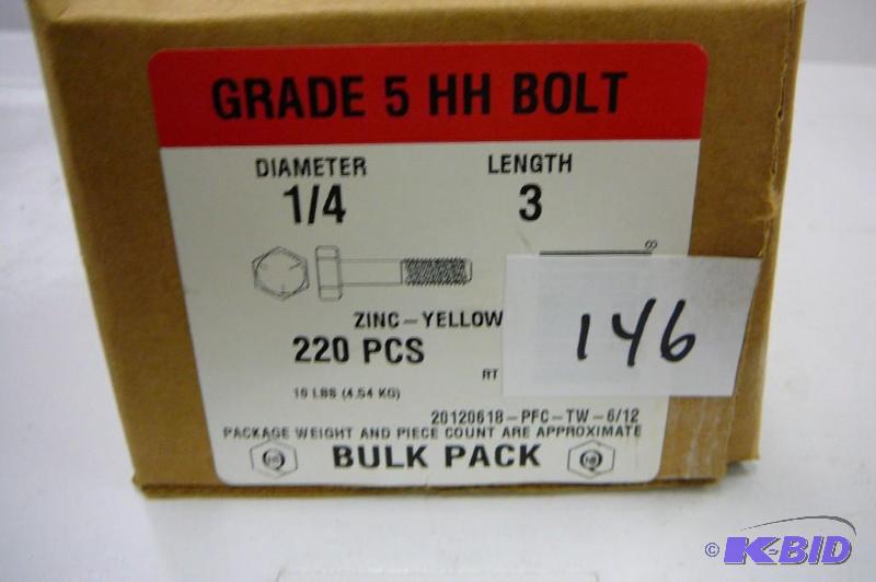 10 lbs 14 x 3 Grade 5 Hex Head Bolt...