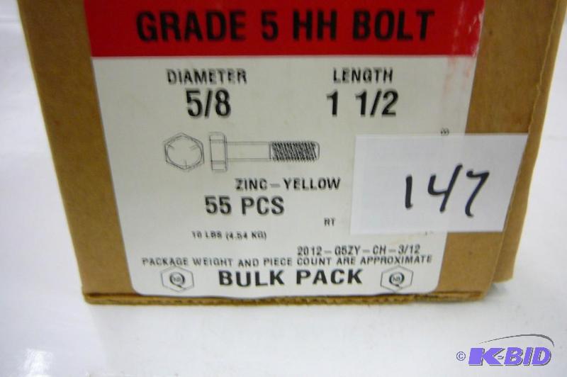 10 lbs 58 x 1 12 Grade 5 Hex Head Bolt...