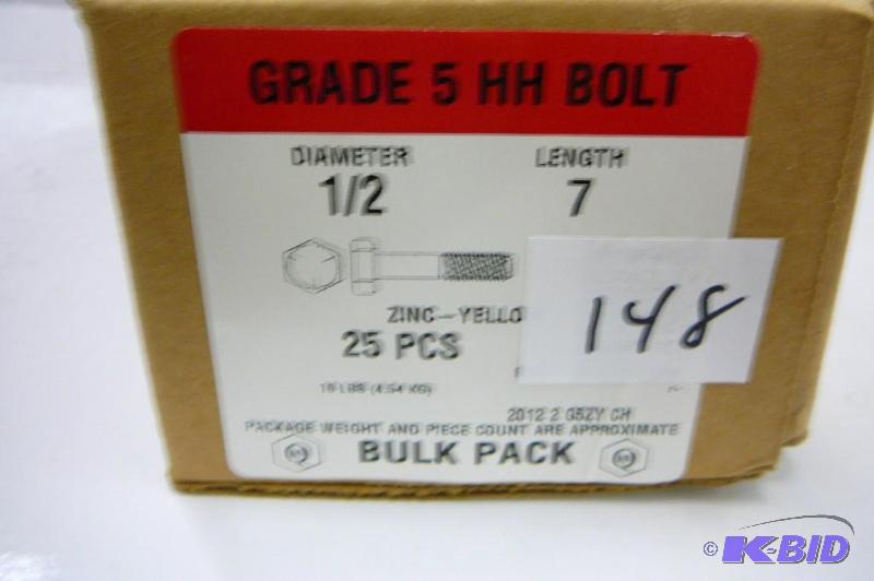 10 lbs 12 x 7 Grade 5 Hex Head Bolt...