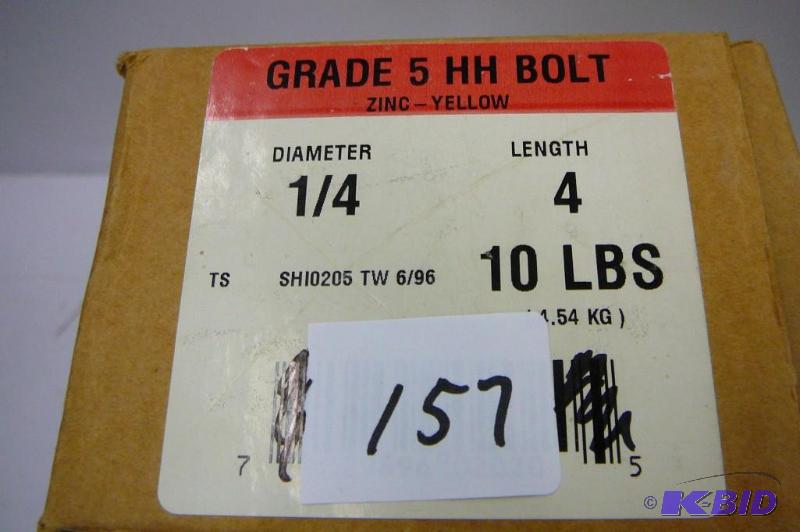 10 lbs 14 x 4 Grade 5 Hex Head Bolt...