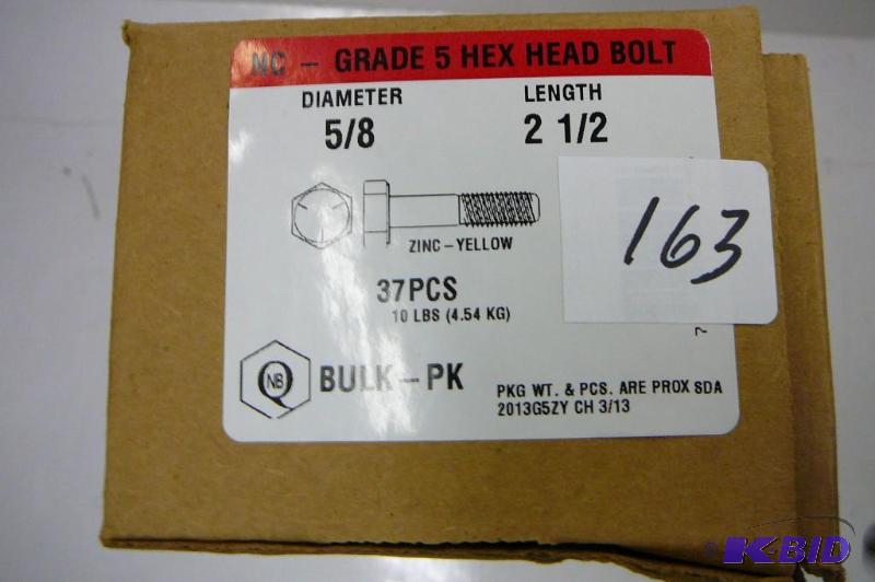10 lbs 58 x 2 12 Grade 5 Hex Head Bolt...