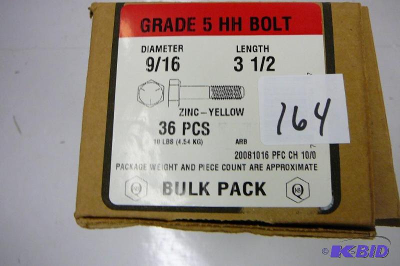 10 lbs 916 x 3 12 Grade 5 Hex Head Bolt...