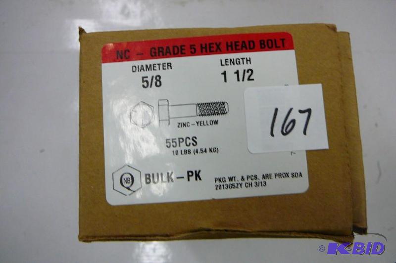 10 lbs 58 x 1 12 Grade 5 Hex Head Bolt...