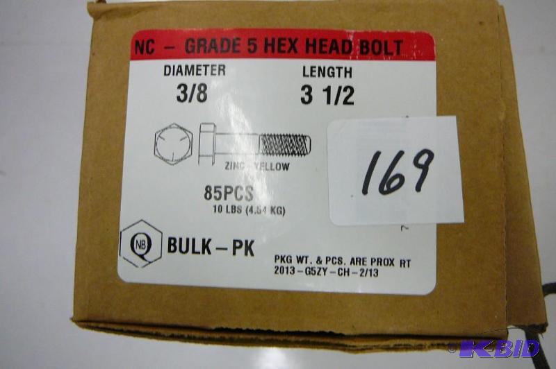 10 lbs 38 x 3 12 Grade 5 Hex Head Bolt...