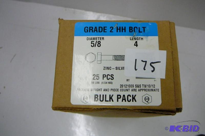 10 lbs 58 x 4 Grade 2 hex Head Bolts...