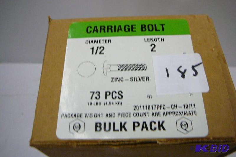 10 lbs 12 x 2 Carriage Bolts...