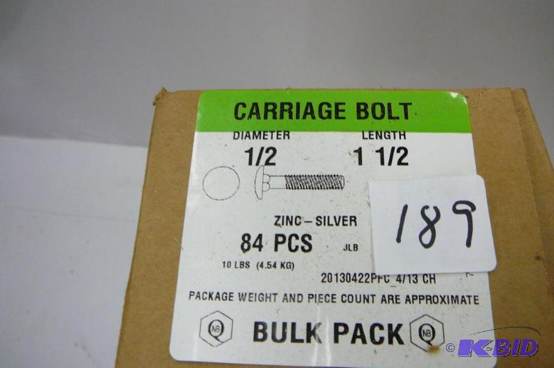 10 lbs 12 x 1 12Carriage Bolts...