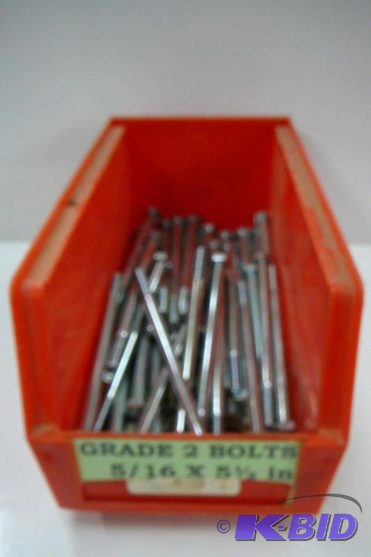 9 lbs - 516 x 5 12 Grade 2 Bolts...