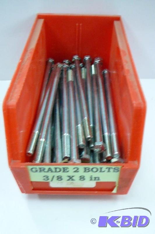 12 lbs - 38 x 8 Grade 2 Bolts...