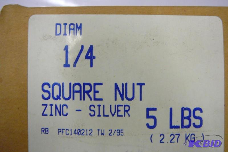 5 lbs Box 14 NC Square Nut...