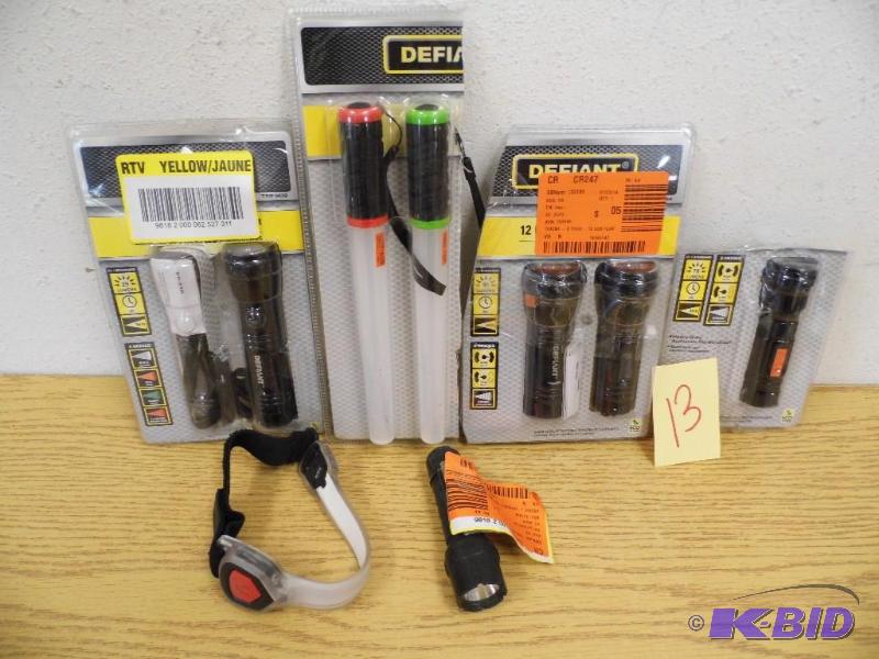lot 13 image: Assorted Flashlights