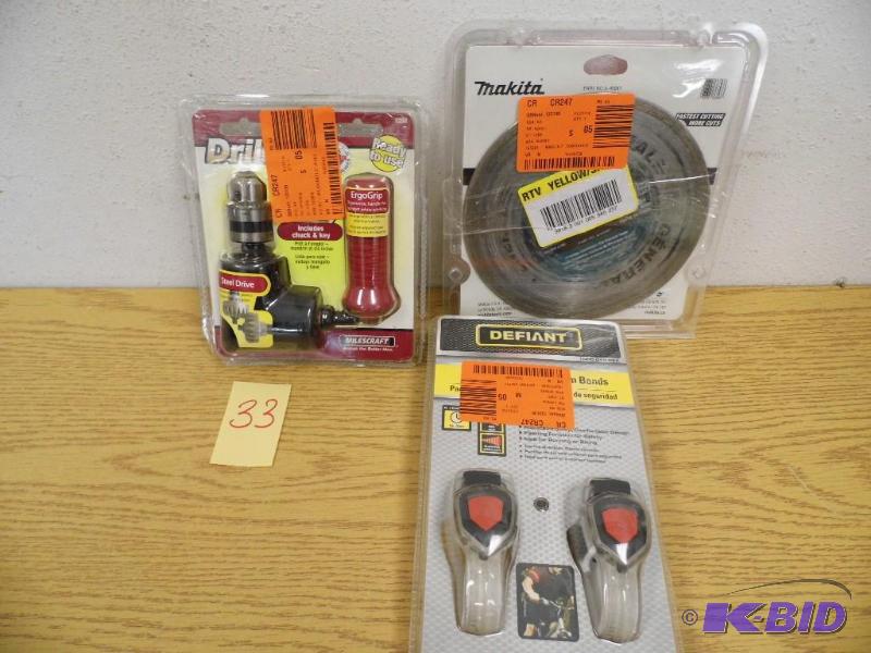 lot 33 image: Assorted Tools & Hardware